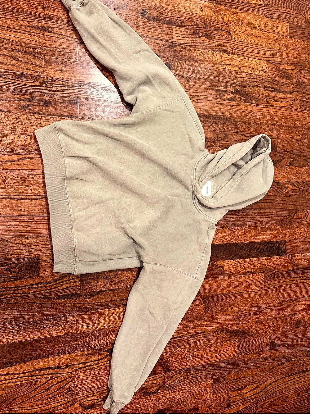 Beige Hooded Sweatshirt & Joggers Set